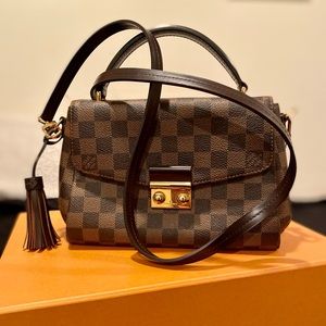 Preloved LV Damier Ebene Croisette